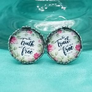 "The Truth will set you Free" earrings